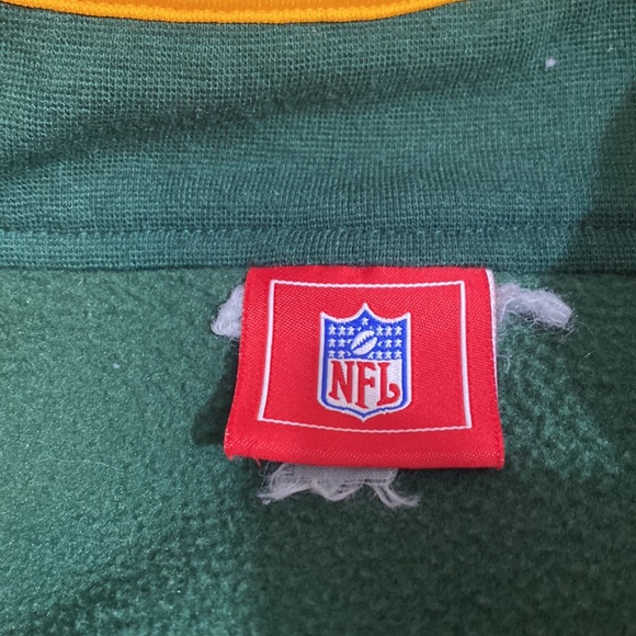 Y2K Quarter-Zip Fleece Packers Sweater - Picture 6 of 12